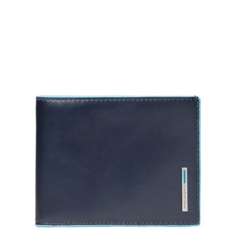 Кошелек мужской Piquadro Blue Square, синий, кожа натуральная (PU257B2R/BLU2)