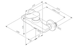 Смеситель для душа AM.PM  X-JOY - F85A20000