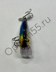 Воблер Rosy Down Fighter 76F 76мм, 12,8гр, загл. 0,5-1,5м