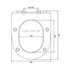 Berges Novum Ego XL L5 043204 Инсталляция с унитазом, клавиша чёрная