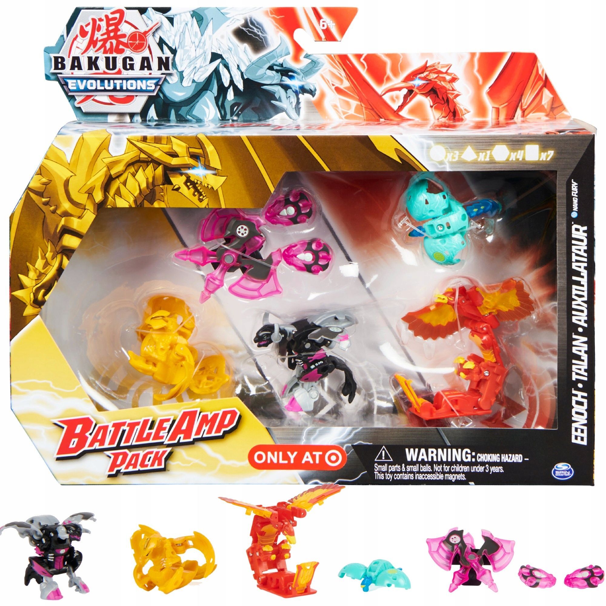 Фигурка Bakugan Evolutions Battle Eenoch Talan Auxillataur - Игровой набор  Фигурки и карты Эноха Талана и Ауксилтавра - Бакуган 6065588 20139593  купить в Москве | Доставка по России.