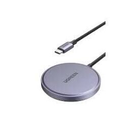 Зарядное устройство  UGREEN W703 (55206) 15W Wireless Charger with MagSafe для iPhone, серый