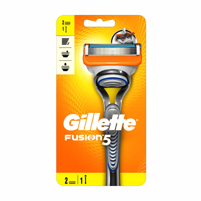 Бритвенный станок Gillette Fusion 5 с 2 кассетами