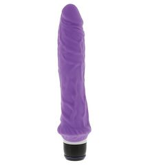 Фиолетовый вибратор-реалистик PURRFECT SILICONE CLASSIC 8.5INCH - 21,5 см. - 