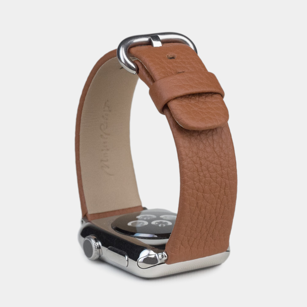 Ремешок для Apple Watch 42/44mm Classic из кожи теленка цвета карамель