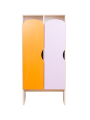 Шкаф детский для одежды "Краски" 2 секции, большой