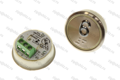 Кнопка (кнопочный модуль) EA2406S-D-W "6 этаж", круглая, белая динамическая подсветка, Брайль