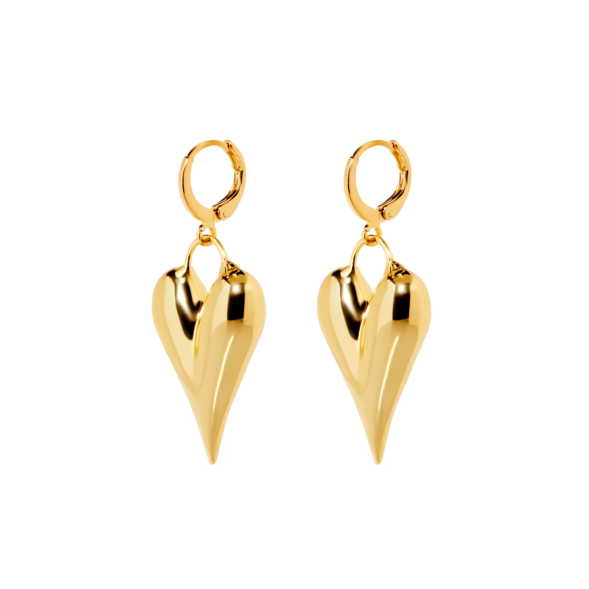 

Серьги Sharp Heart Earrings – Gold