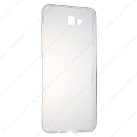 Накладка силиконовая ультра-тонкая для Samsung Galaxy J7 Prime G6100 2016 прозрачная