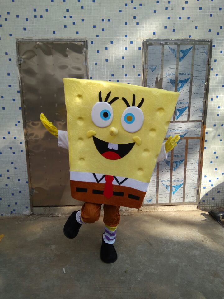 Homemade Spongebob Squarepants Costume From a Box - Ramshackle Glam