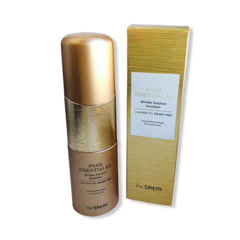 the SAEM Snail Essential EX Wrinkle Solution Emulsion 150ml