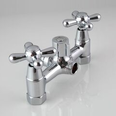 Смеситель для ванны, Frap, с кран-буксой, хром, F2225