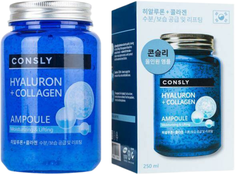 Consly Hyaluronic Acid Collagen All-In-One Ampoule Сыворотка многофункциональная укрепляющ. с гиалуроновой кислотой и коллагеном