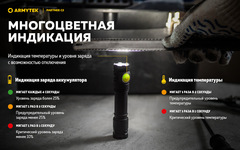 Тактический фонарь Armytek  Partner C2 Magnet USB (белый свет)