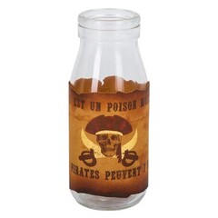 Наклейки на бутылки пиратские 8 шт.