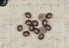 Пуговицы на ножке, d 11 мм, пыльно-коричневый