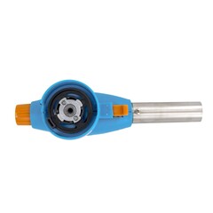 73-0-011 Горелка газовая на баллон, сопло 20 х 60 мм, пьезоподжиг, расход 80 г/ч, работа 360°, ABS (РемоКолор)