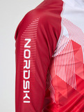 Детский Раздельный лыжный гоночный комбинезон Nordski Jr. Race Red