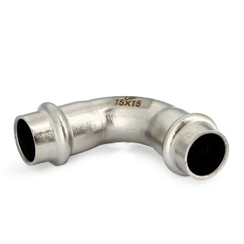 Uni-Fitt угольник 90° пресс 35 мм из нержавеющей стали (783S5500)