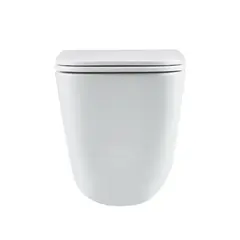 Унитаз подвесной Grossman GR-4479SQC Tornado безободковый с тонким сиденьем 490x340x385