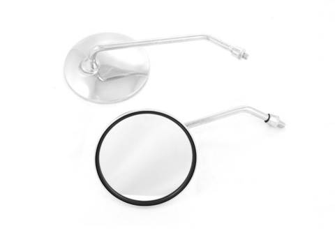 Зеркала Honda/Suzuki хром круглые прав. резьба М8 CN