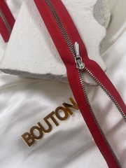 Молния металл Riri, неразъёмная, цвет 2407, красный