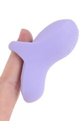 Вибромассажёр на палец Fuzu Sensa, силикон, 7 см, сиреневый