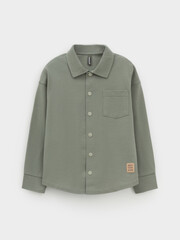 рубашка  для мальчика  КР 302794/хаки 6206 к642