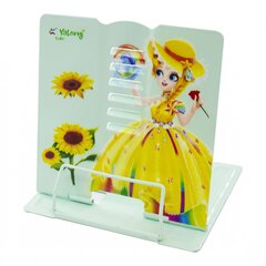 
          Подставка для книг Yalong, 155х155 мм, "Принцесса", регулируемый угол наклона, металл