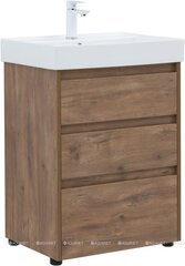 Aquanet 307074 Тумба с раковиной Nova Lite 60 3 ящ. цв. дуб рустикальный (307074) фото