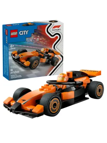 Конструктор City 60442 Гонщик F1 за рулём McLaren