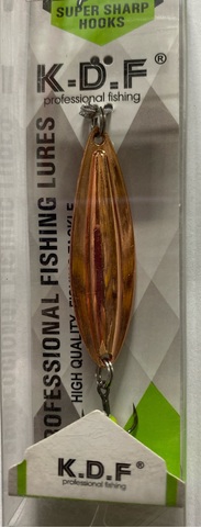 41 Блесна зимняя KDF Bergos 130-8009 8 гр 52 мм цв copper