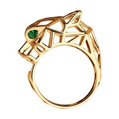 019409 - Кольцо ПАНТЕРА из золота 585 пробы крупное