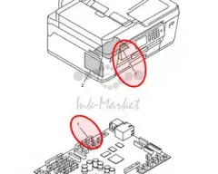 Brother Main PCB assy original D028X0004