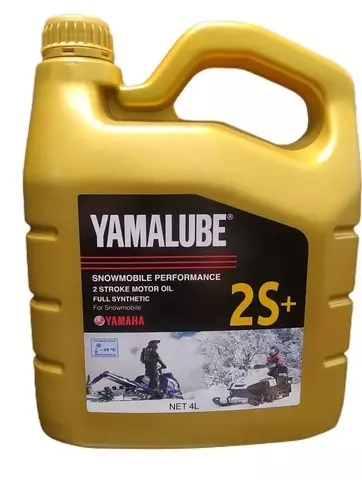 Yamalube 2S+, Масло синтетическое для 2-тактных снегоходов, 4 л