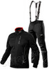 Детский Утеплённый лыжный костюм 905 Victory Code Speed Up Black с лямками