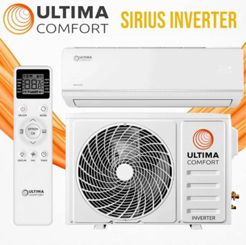 Настенная сплит-система Ultima Comfort SIR-I09PN Sirius Inverter