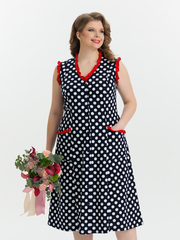 4532 Сарафан на пуговицах