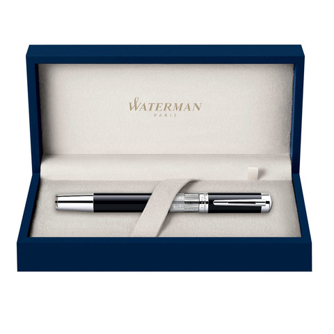 Ручка перьевая Waterman Elegance Black ST, F (S0891390)