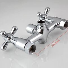 Смеситель для ванны, Frap, с кран-буксой, хром, F2225