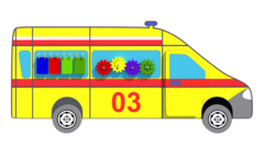 Бизиборд "Скорая помощь"