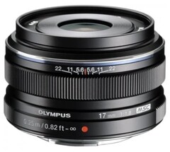 Olympus 17mm f/1.8, черный