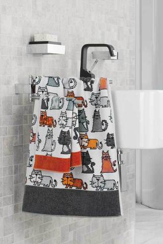 Полотенце 50x100 Feiler Cats 215 schiefer