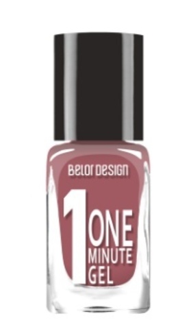 BelorDesign Лак для ногтей One Minute Gel тон 217 красное дерево 10мл