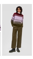 relaxed: Женские Брюки-кюлоты из экокожи