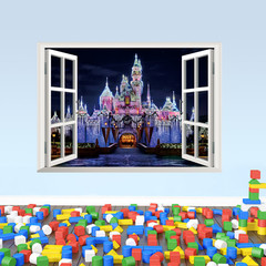 Wall Sticker Wallpaper 3D Art — Princess Castle