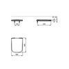 Сиденье для унитаза с микролифтом Ideal Standard Mia/Strada J505801