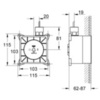 Встраиваемая часть звукового модуля Grohe  29073000