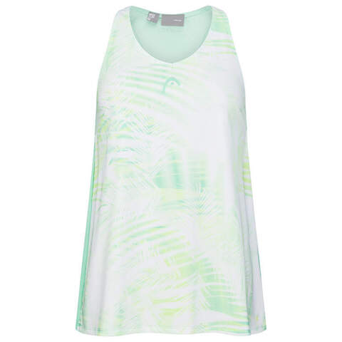 Футболка для девочки Head Agility Tank Top - pastel green/print vision