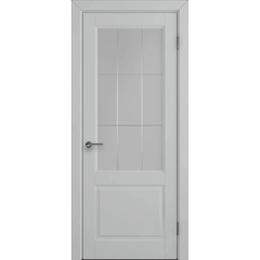 Купить Межкомнатная дверь эмаль VFD Dorren Silver остеклённая
